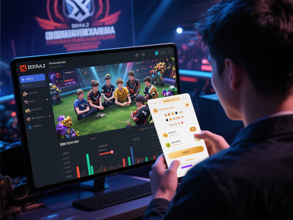 以某次《Dota 2》国际邀请赛为例，一位用户通过